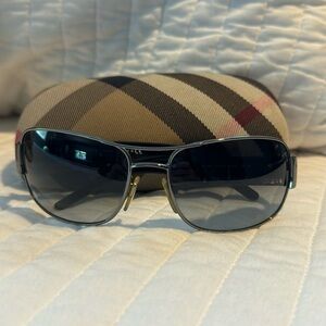 Burberry sunglasses B 3028 1003/8G Aviator Gunmetal Gray Gradient 61-16-125 3N.